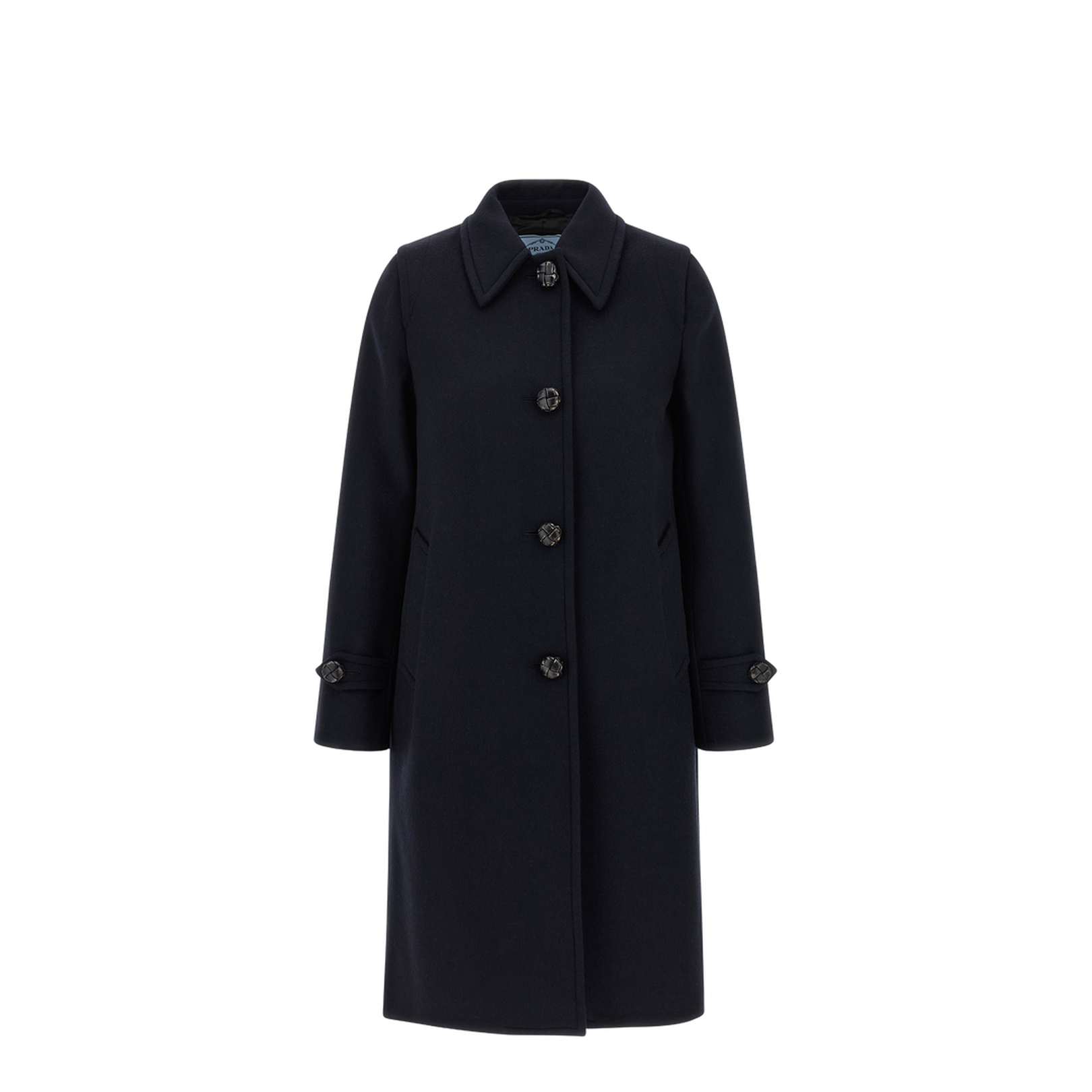 Midnight Blue Wool Coat