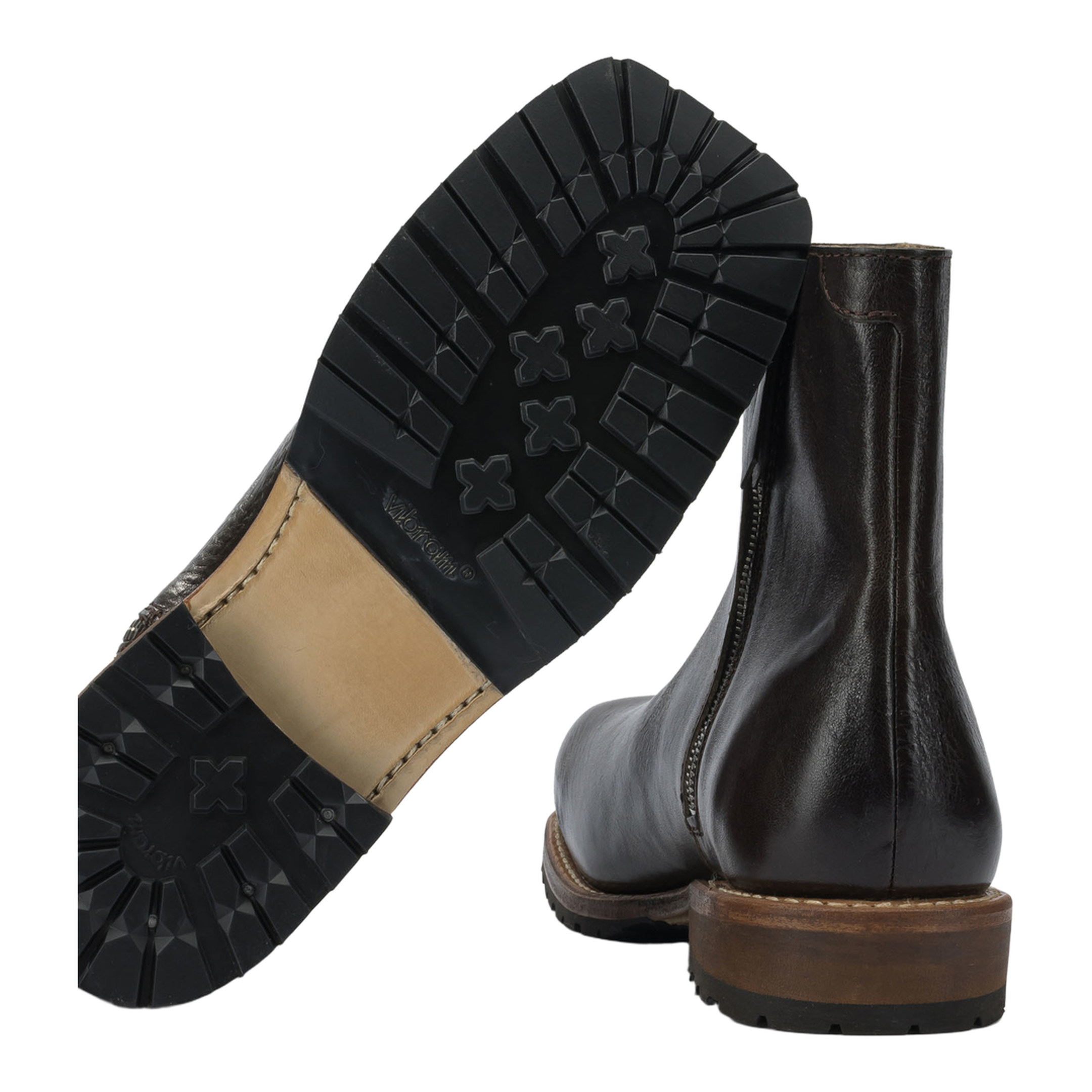 MAYFEYR - Our Legacy - Engine Zippered Ankle Boots - A4257EDAAMERICANOLEATHER
