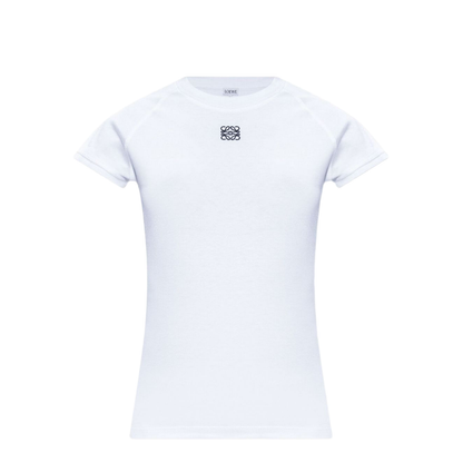 Small Fit T-Shirt in Cotton Blend White