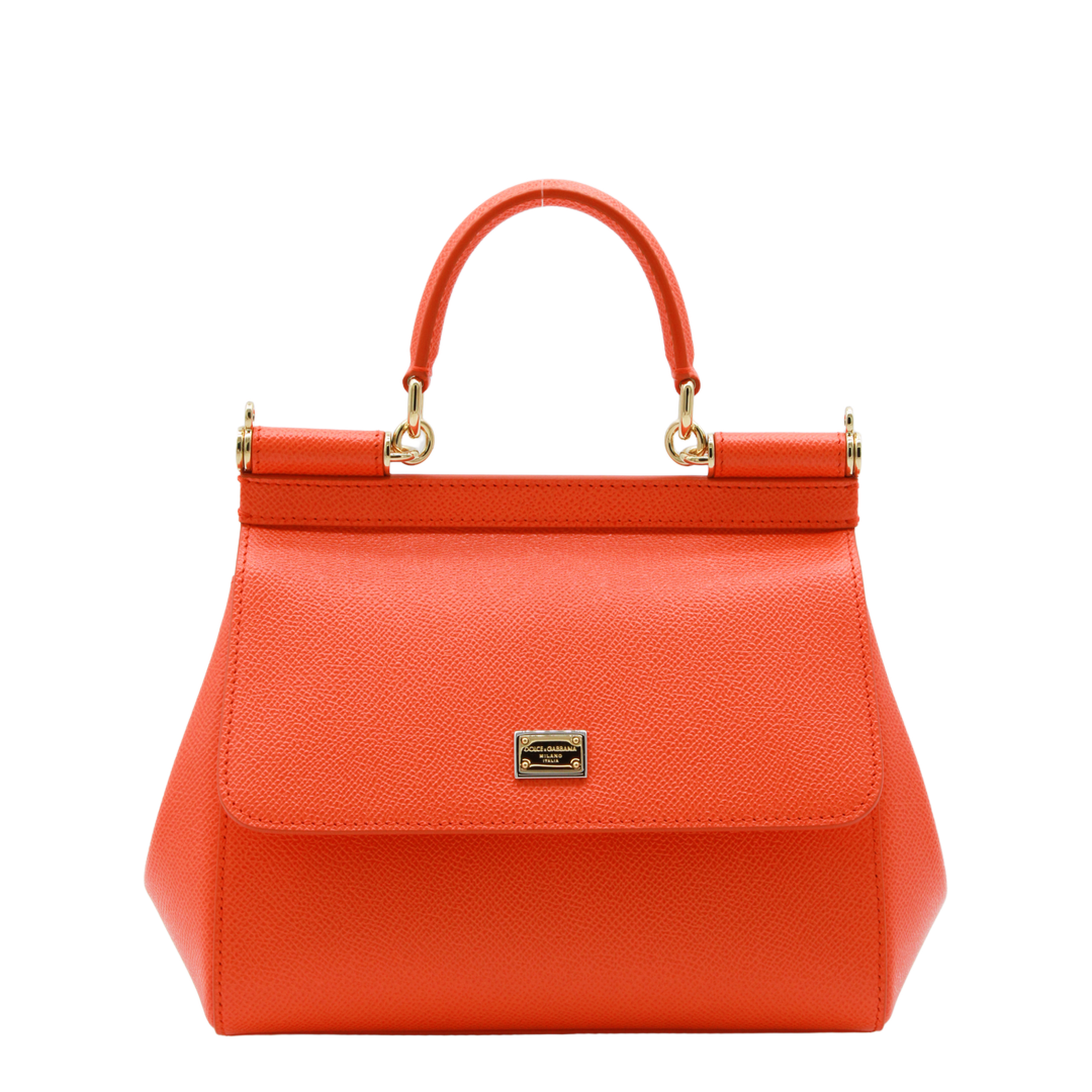 Sicily Medium Calfskin Top-Handle Bag - Rosa Carne