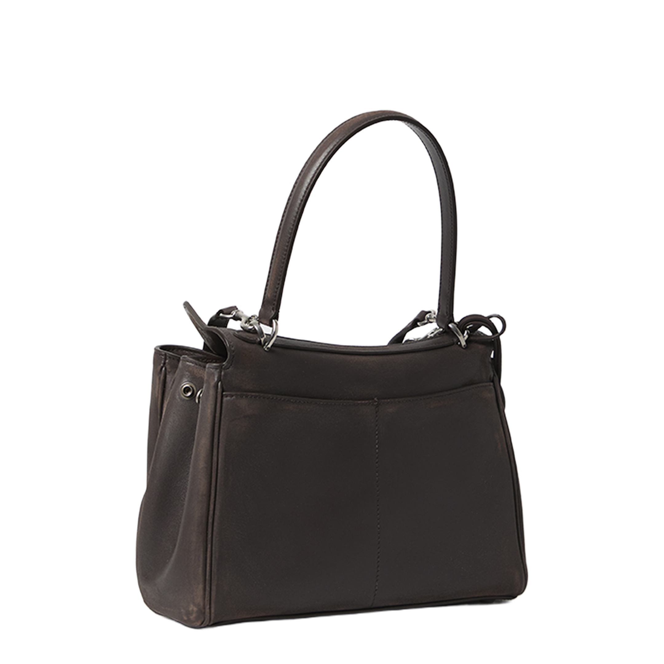 Small Rodeo Bag in Calfskin Leather Espresso
