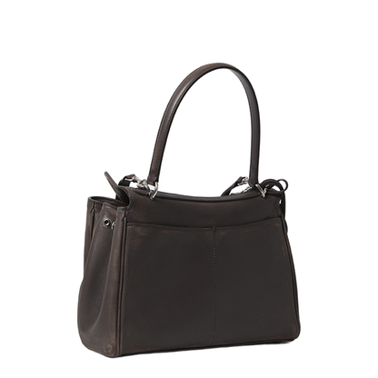 Small Rodeo Bag in Calfskin Leather Espresso