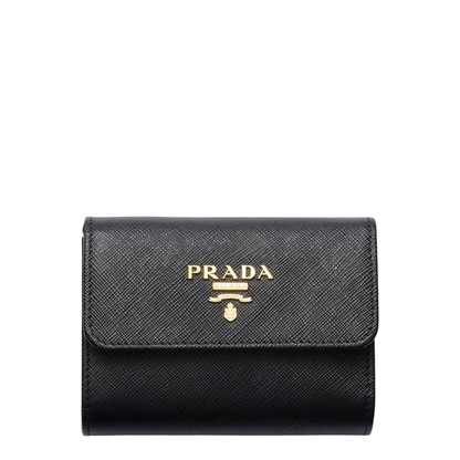 Saffiano Leather Compact Wallet