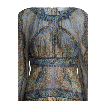 Wanderlust Cotton Silk Mini Dress