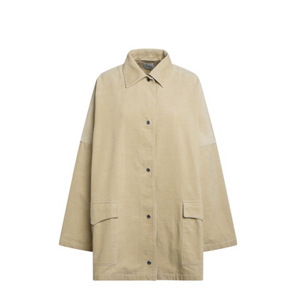 MAYFEYR - Toteme - Beige Corduroy Overshirt Jacket - 261-WRO0269FB0554072