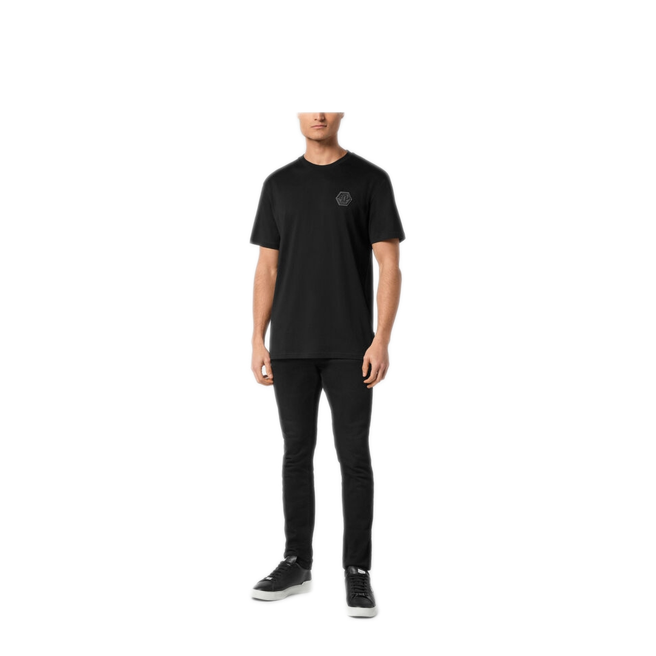MAYFEYR - PHILIPP PLEIN - Black T Shirt - PAECMTK8109PJY002N0202
