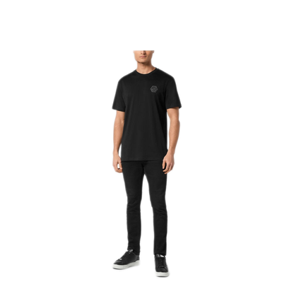MAYFEYR - PHILIPP PLEIN - Black T Shirt - PAECMTK8109PJY002N0202