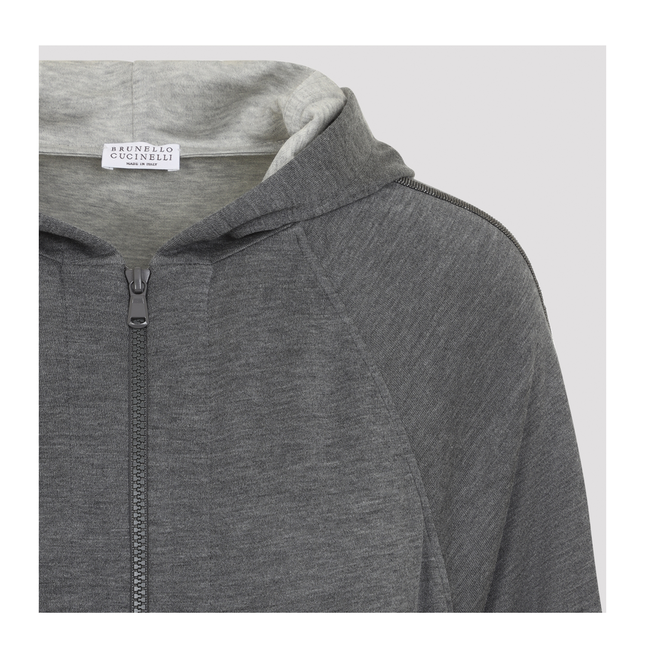 MAYFEYR - Brunello Cucinelli - Full Zip Monile Sweatshirt - MD828SM606C572