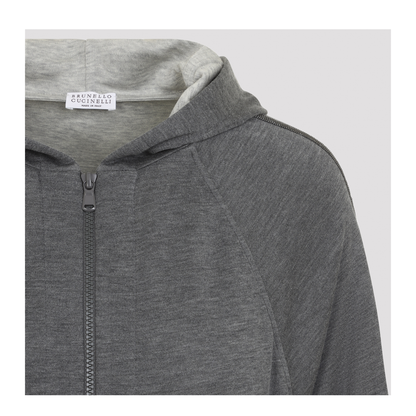 MAYFEYR - Brunello Cucinelli - Full Zip Monile Sweatshirt - MD828SM606C572