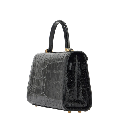 Crocodile-Embossed Tote Bag