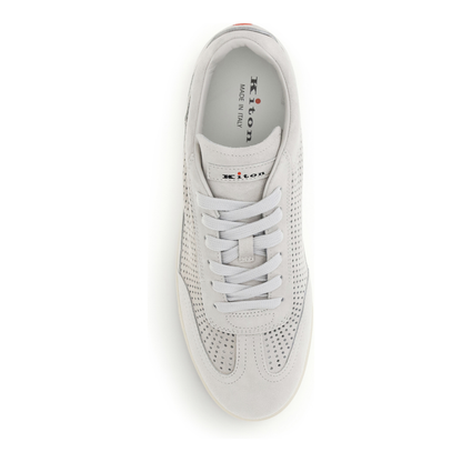 MAYFEYR - Kiton - Perforated Suede Sneakers - USSA397N0138207003