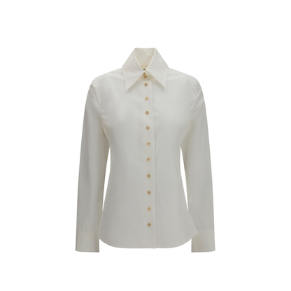 MAYFEYR - Khaite - Ivy High-Neck Shirt - 2482195