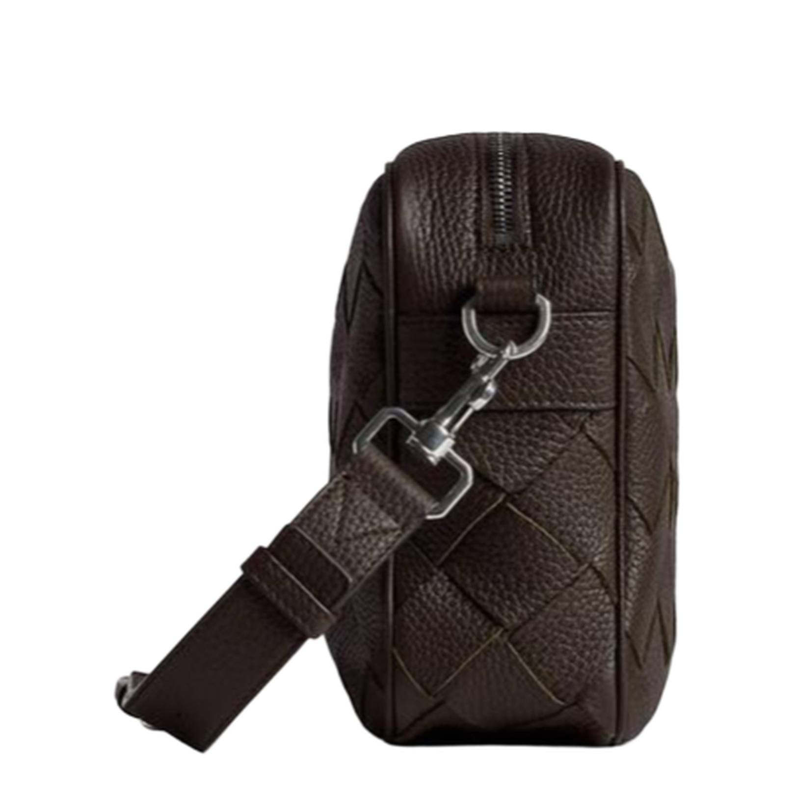 Intrecciato Leather Camera Bags - Brown