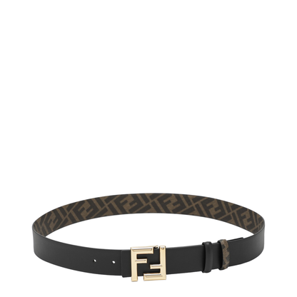 FF Rounded Belt Leather Black