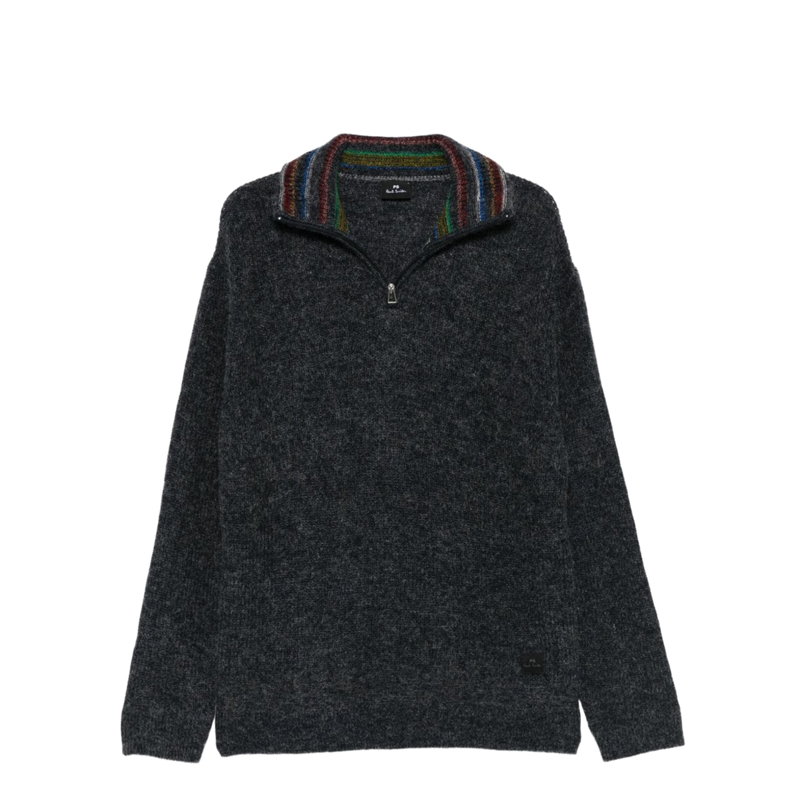 Zip-Up Turtleneck Sweater