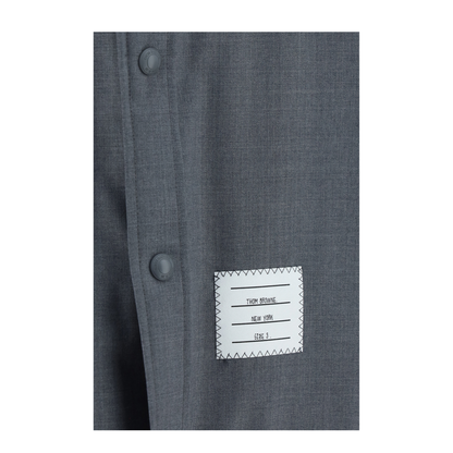 MAYFEYR - Thom Browne - Wool And Cotton Blend Shirt - MJO055A06146035