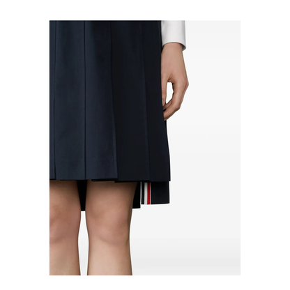 MAYFEYR - Thom Browne - Pleated Wool Midi Skirt - FGCA40UF1063