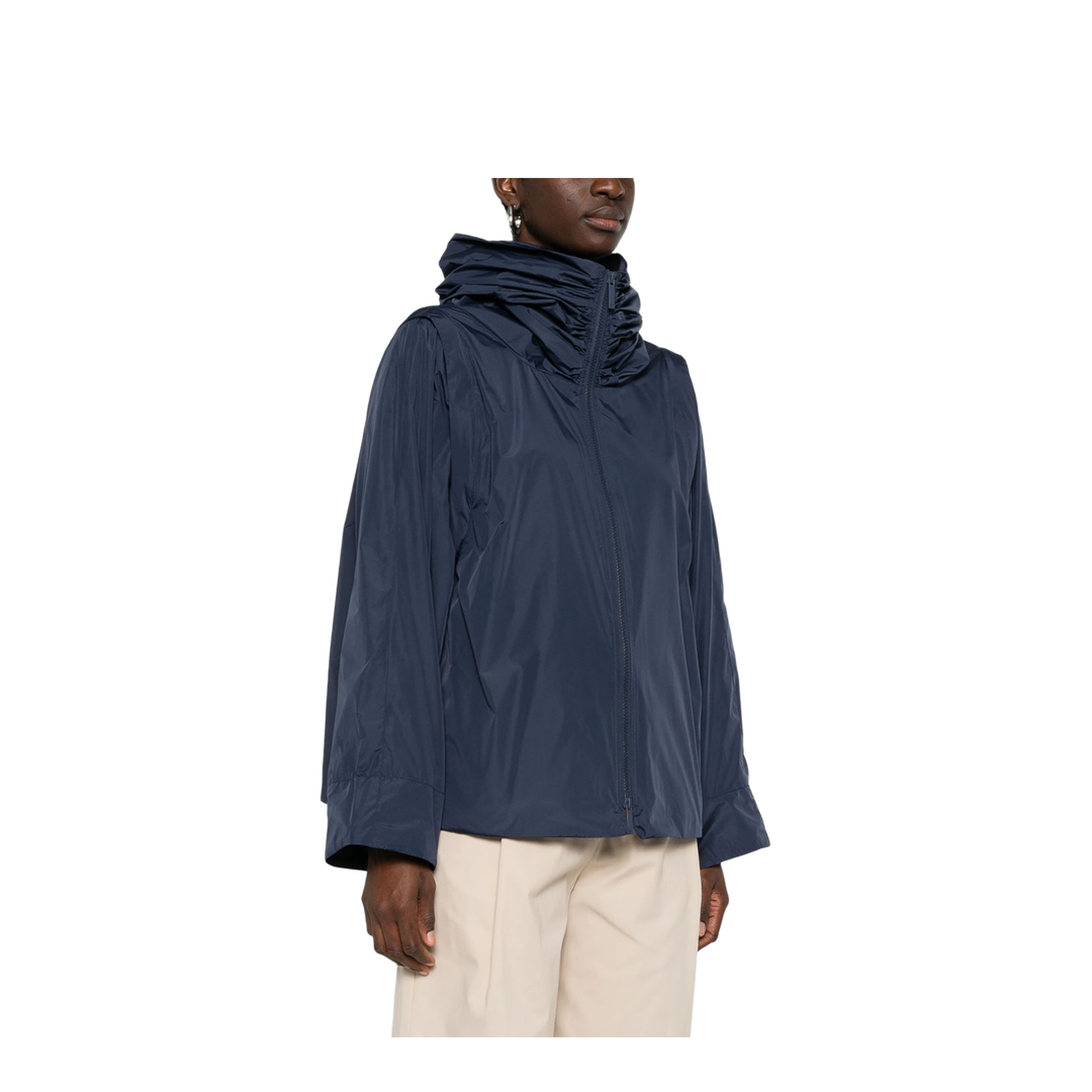 Hooded Blouson Jacket