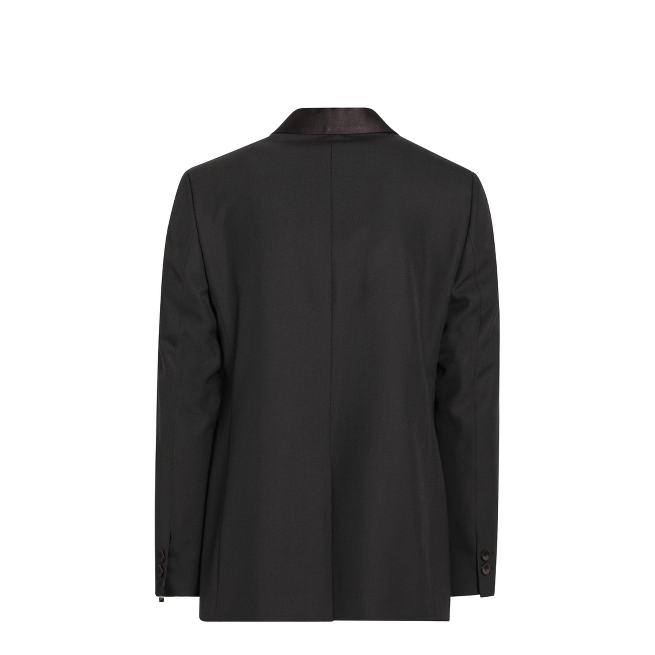 Brown Wool Crêpe Blazer