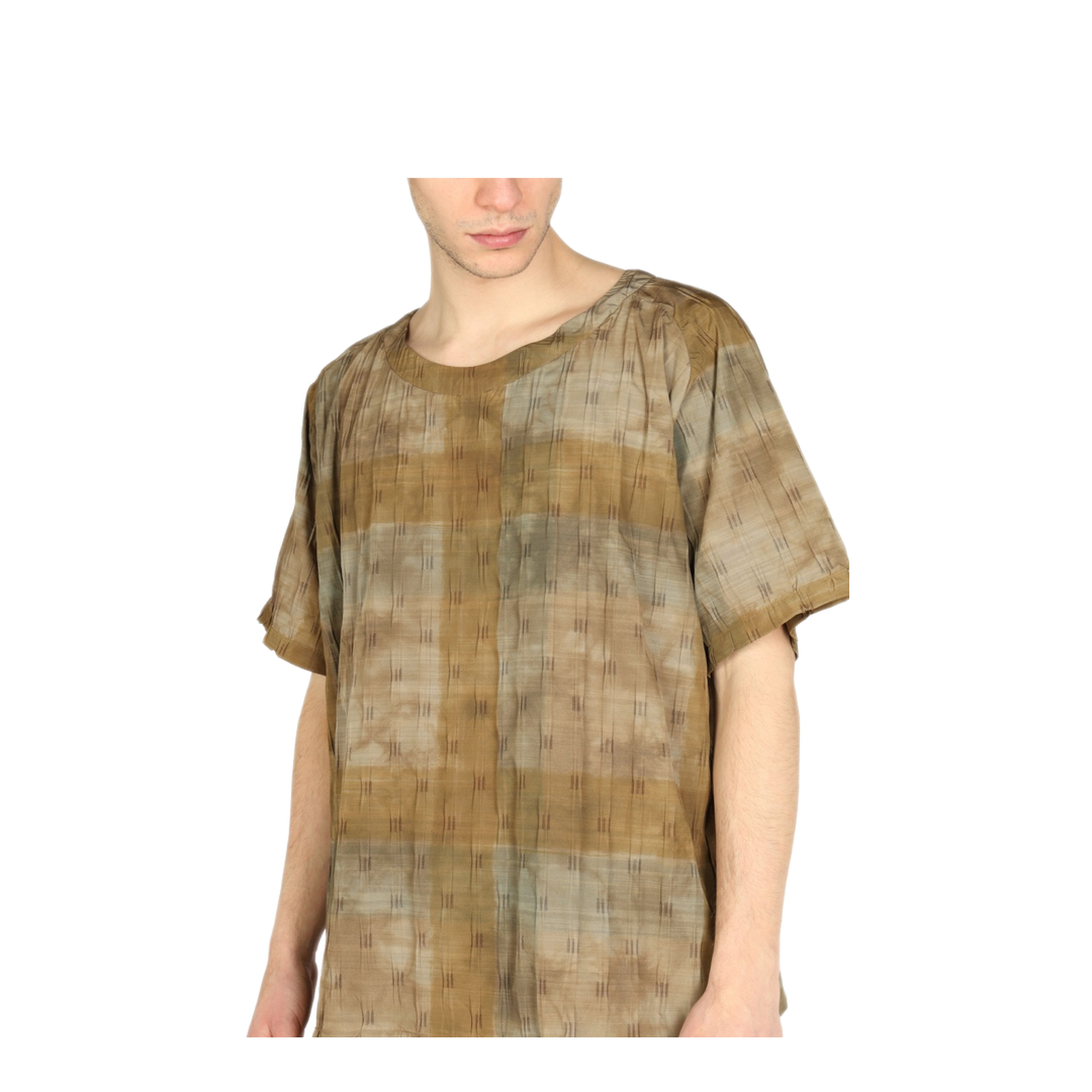 MAYFEYR - Needles - Boxy Fit T Shirt - KP110KHAKI
