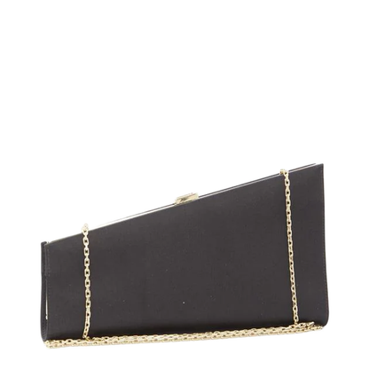 Asymmetrical Strass Buckle Clutch