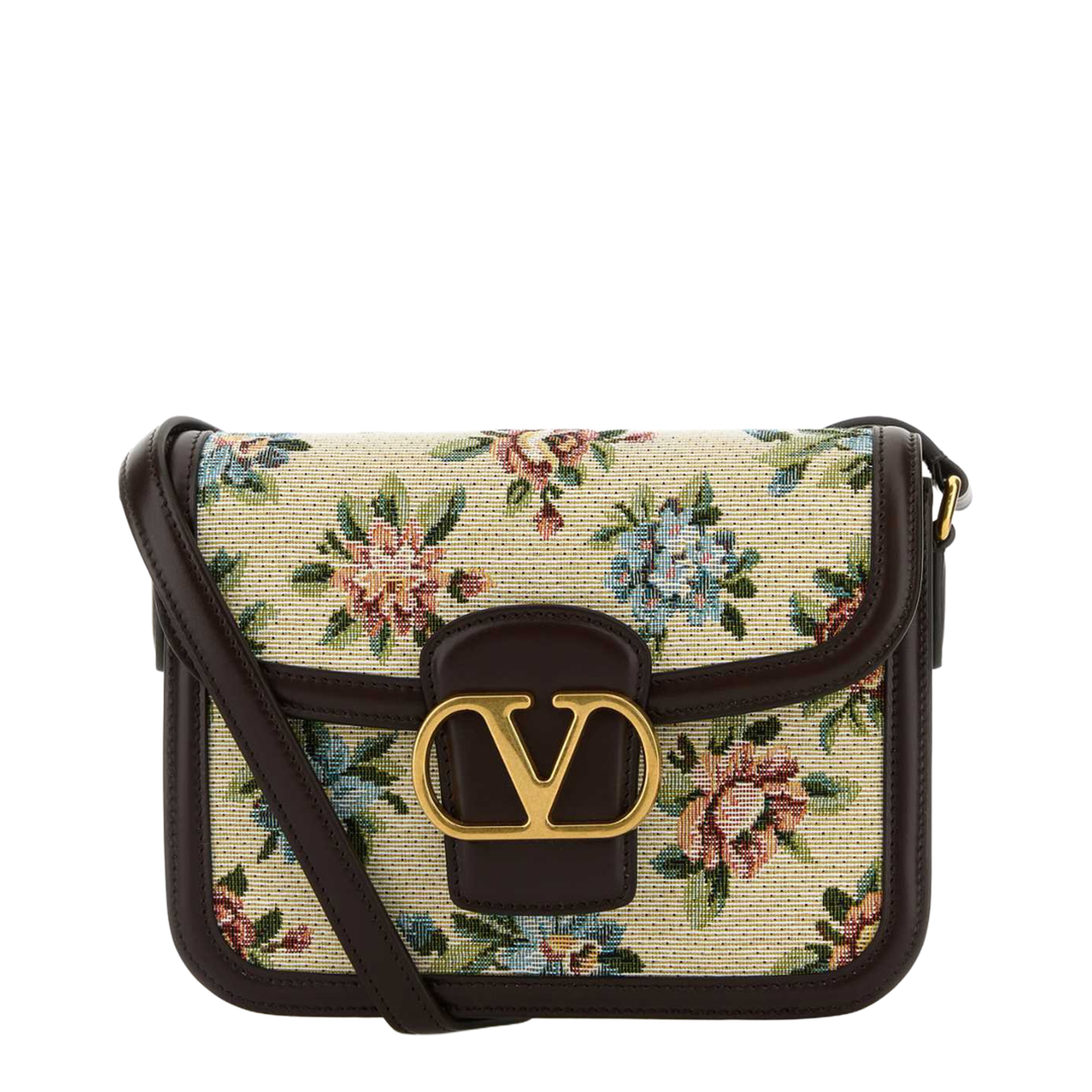 Embroidered Fabric 9to5 Crossbody Bag