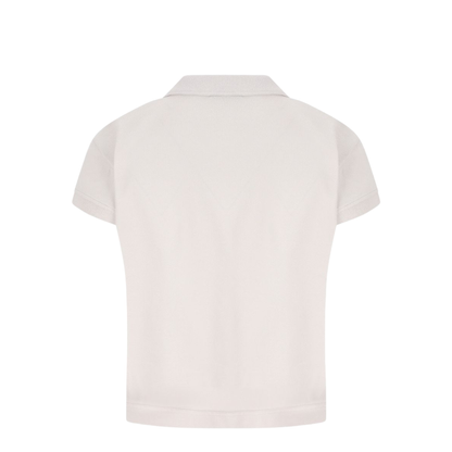 Cotton Pique Polo Shirt With Sport Icon Logo