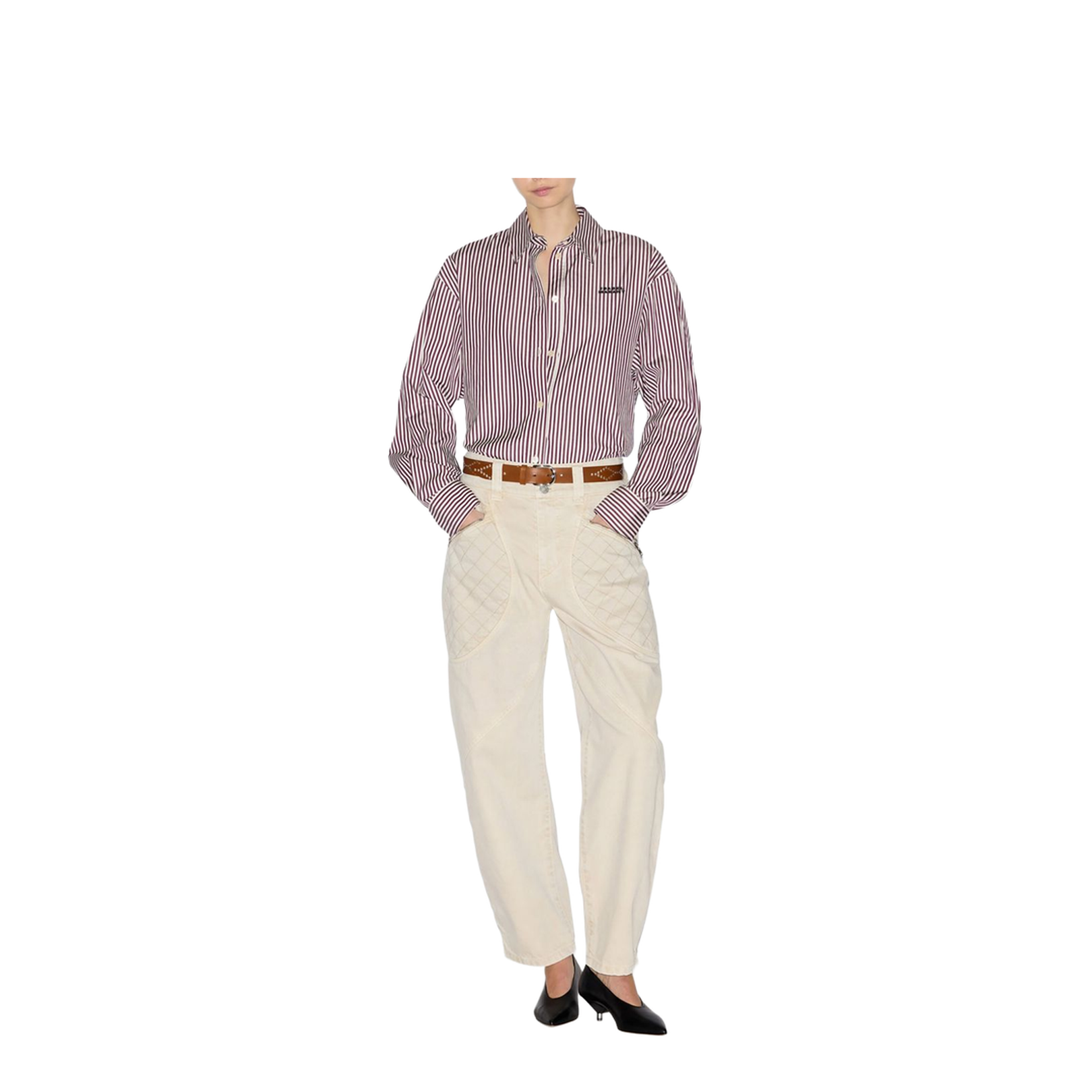 Striped Cotton Poplin Shirt