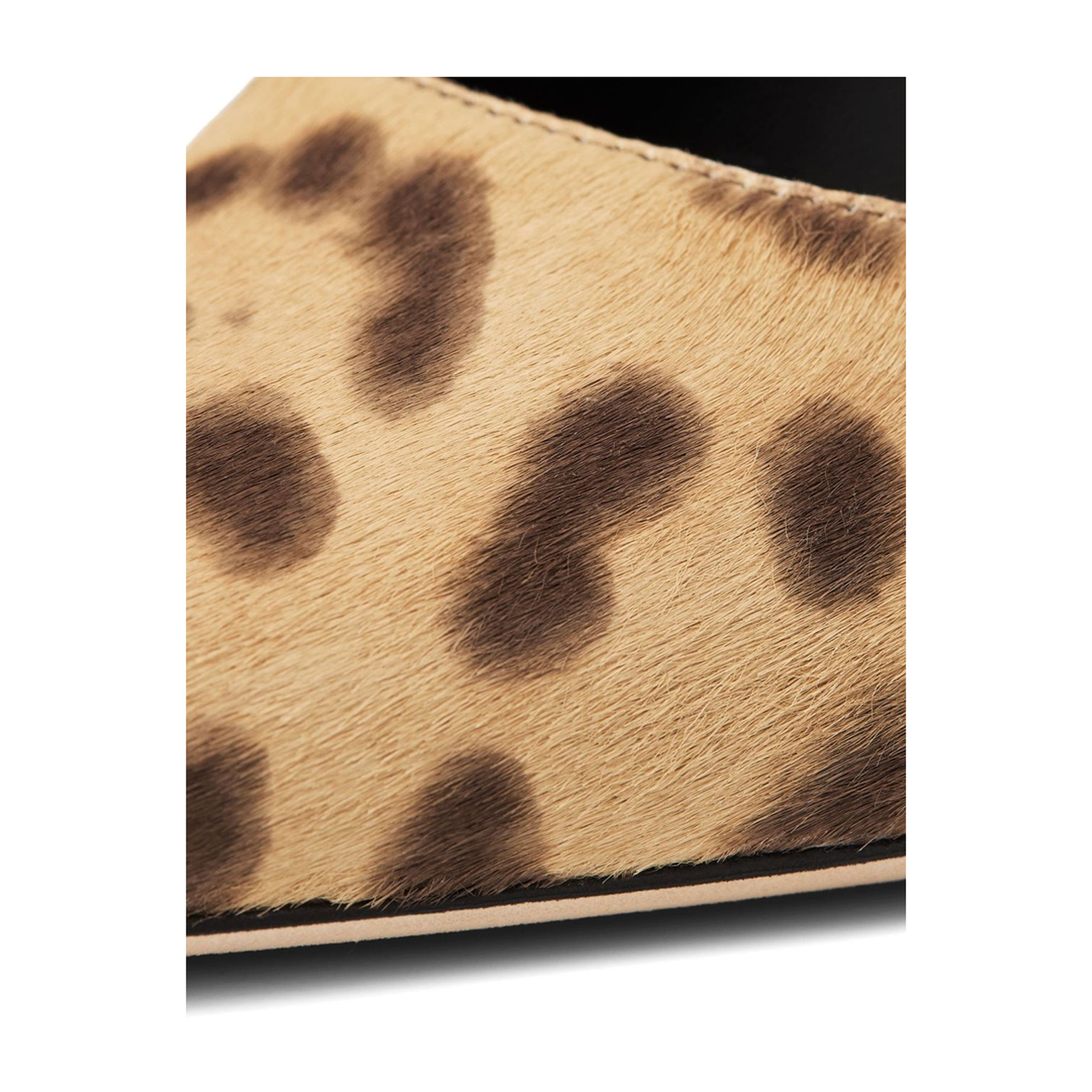 Natural Leopard Print Pony Pumps