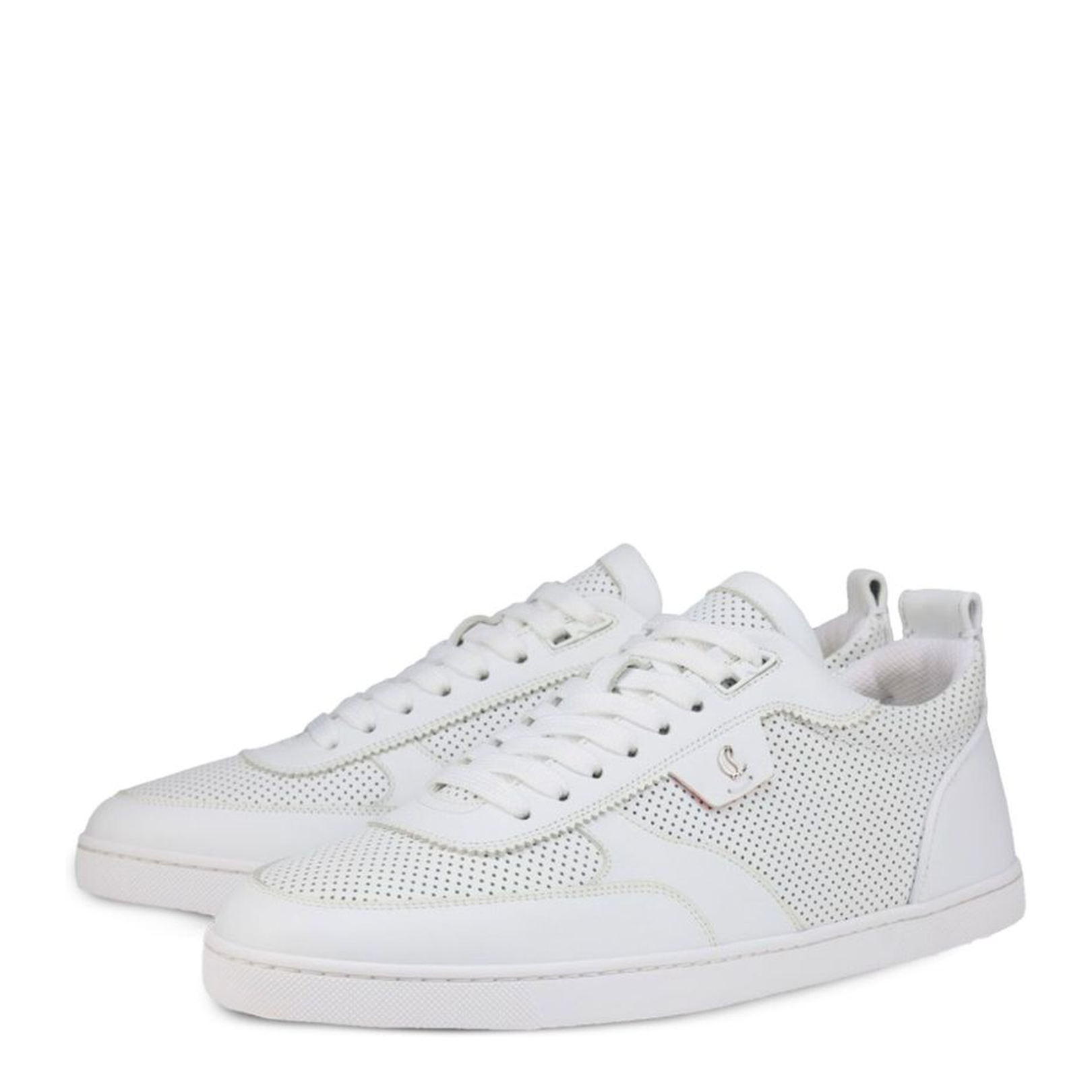 White Front Lace-Up Fastening Shoes