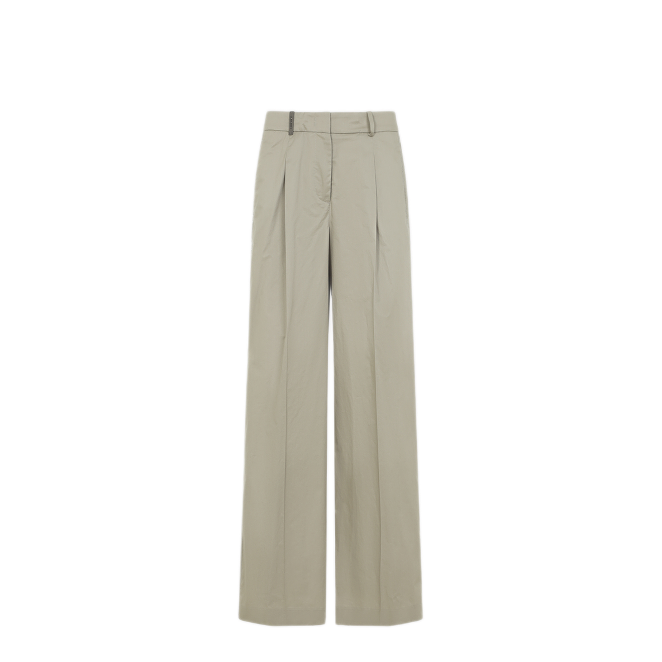 MAYFEYR - PESERICO - Green Cotton Pants - A0468301979136