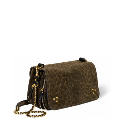 MAYFEYR - JÉRÔME DREYFUSS - Bobi Imprim L Opard Kaki Shoulder Bag - 43BOBICRIMPRIMLOPARDKAKI