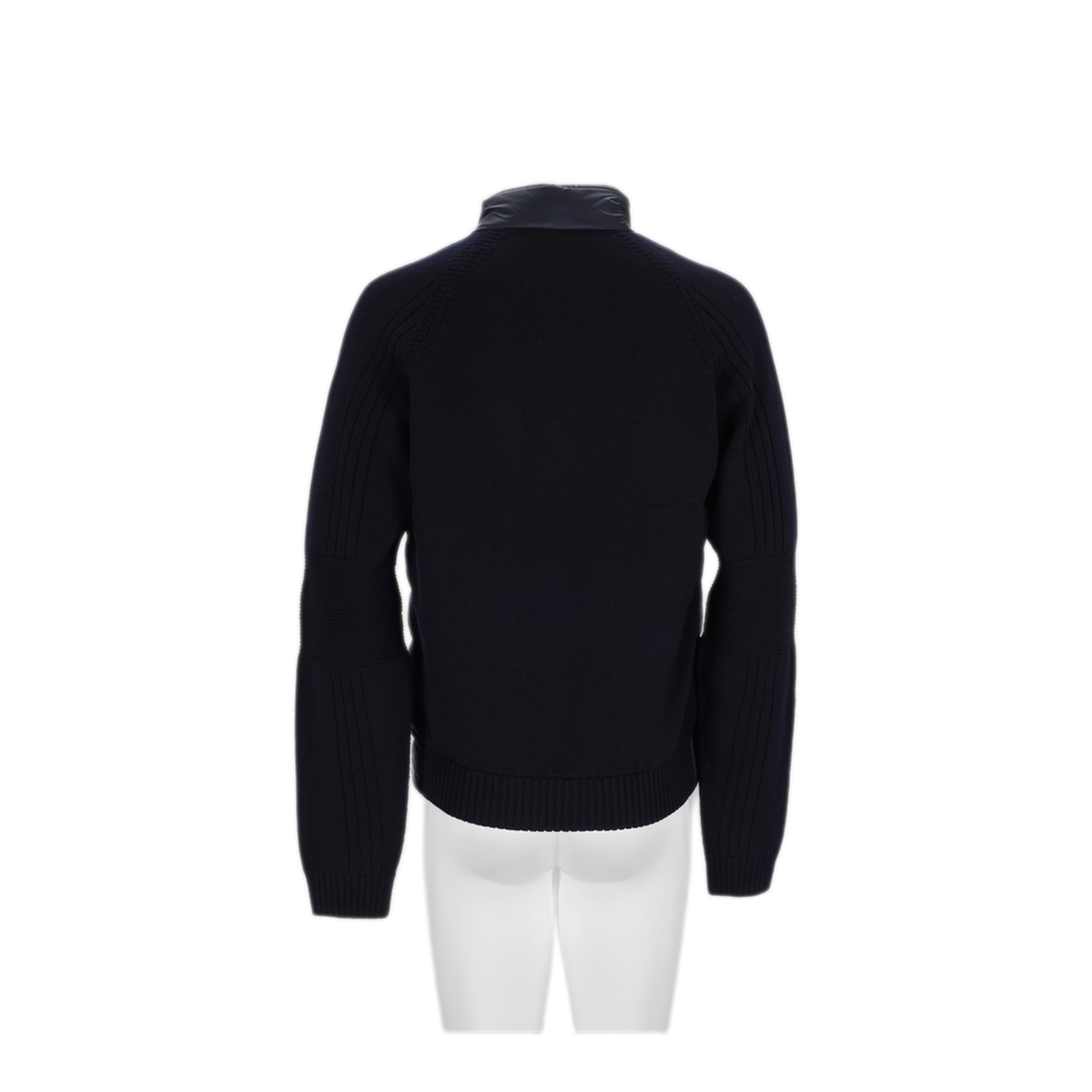 Midnight Blue Wool Blend Cardigan