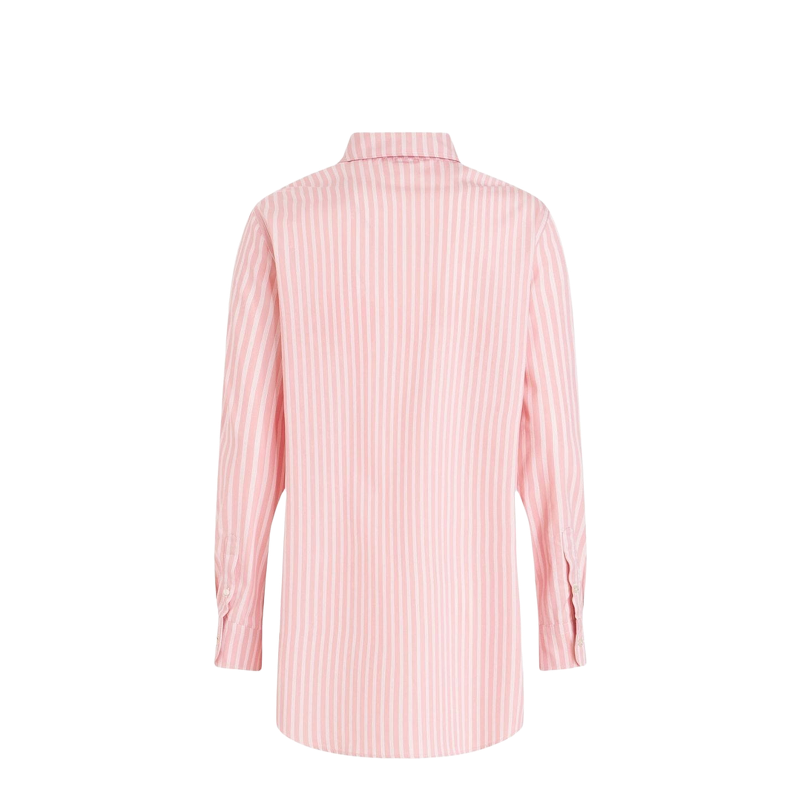 Embroidered-logo Striped Shirt