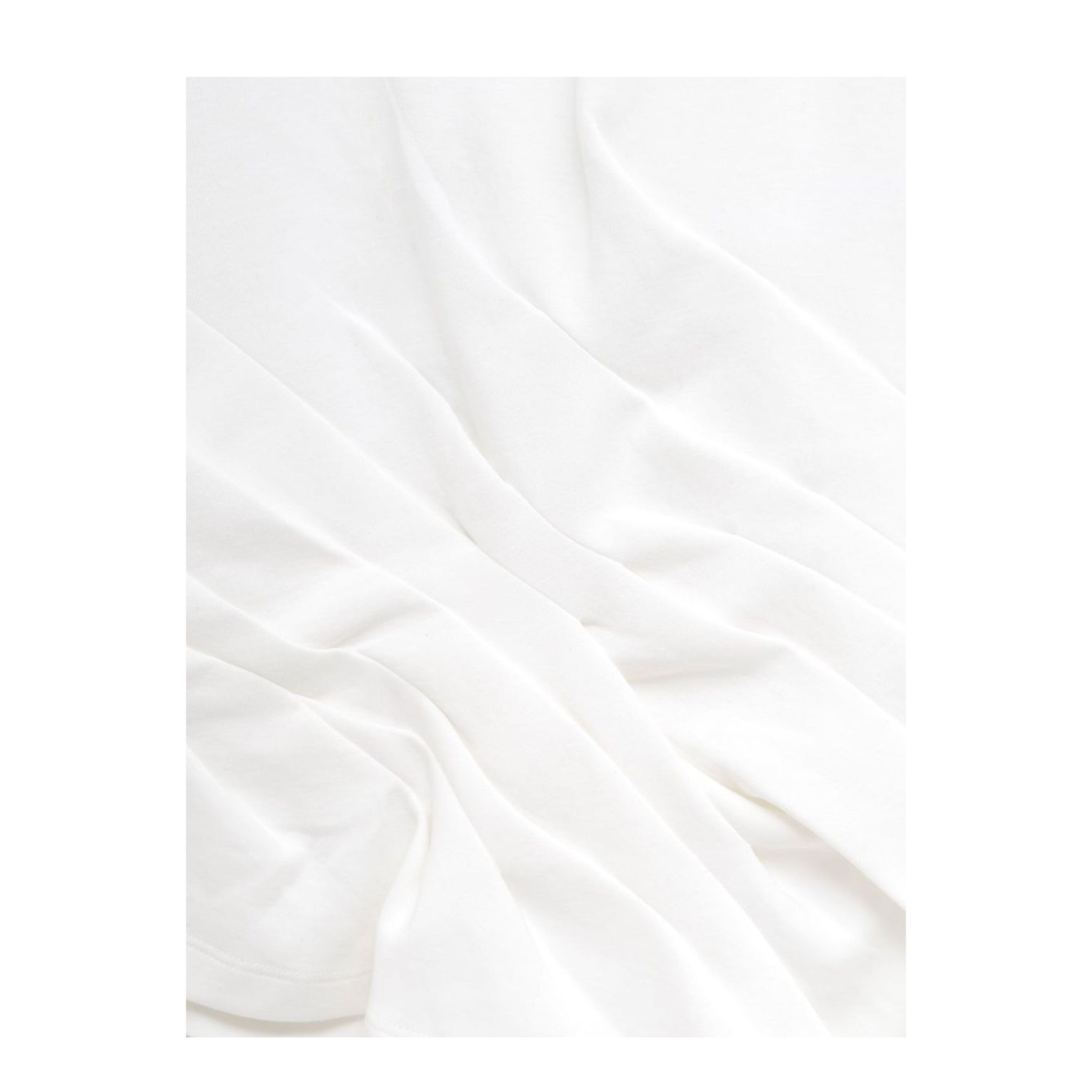 Twisted Top in Cotton Blend White