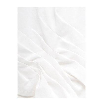 Twisted Top in Cotton Blend White