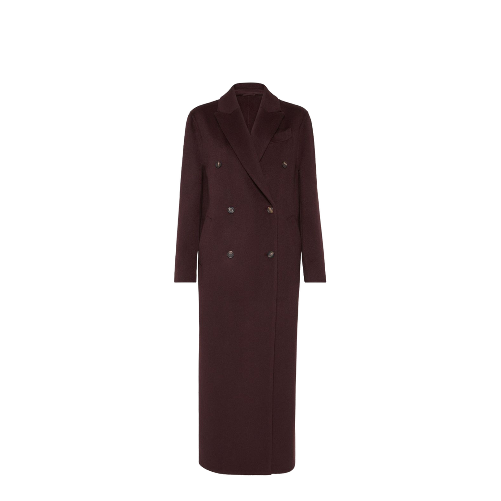 Handcrafted Coat in Burgundy