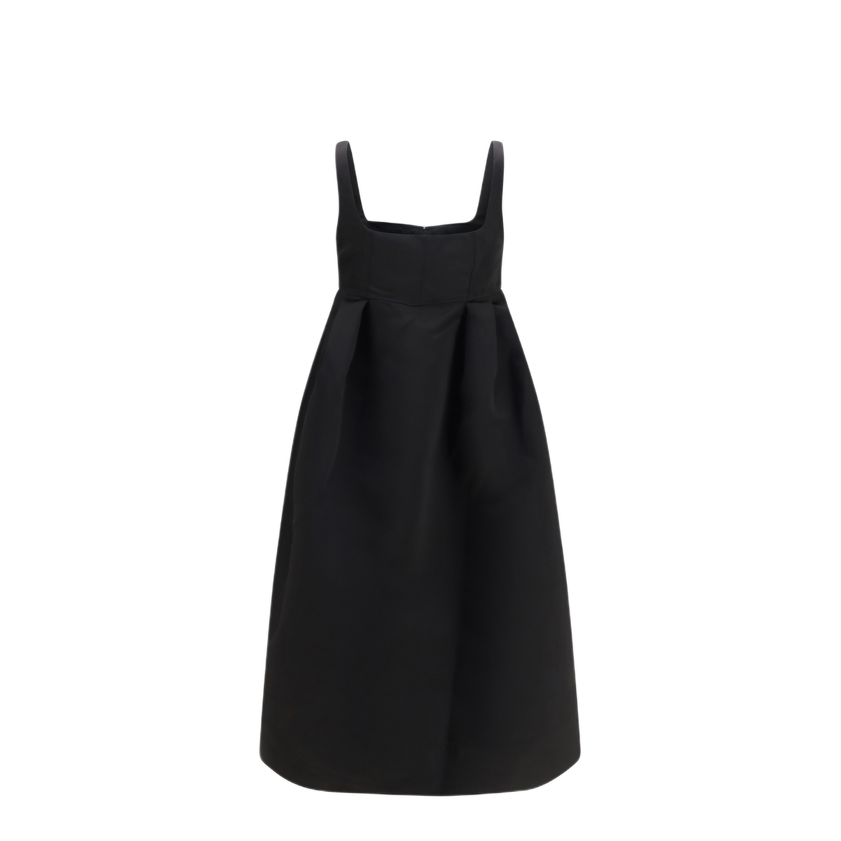 MAYFEYR - Ganni - Duchesse Satin Midi Dress With Corset - A1030752099