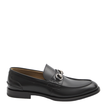 Loafer with Horsebit in Black Leather