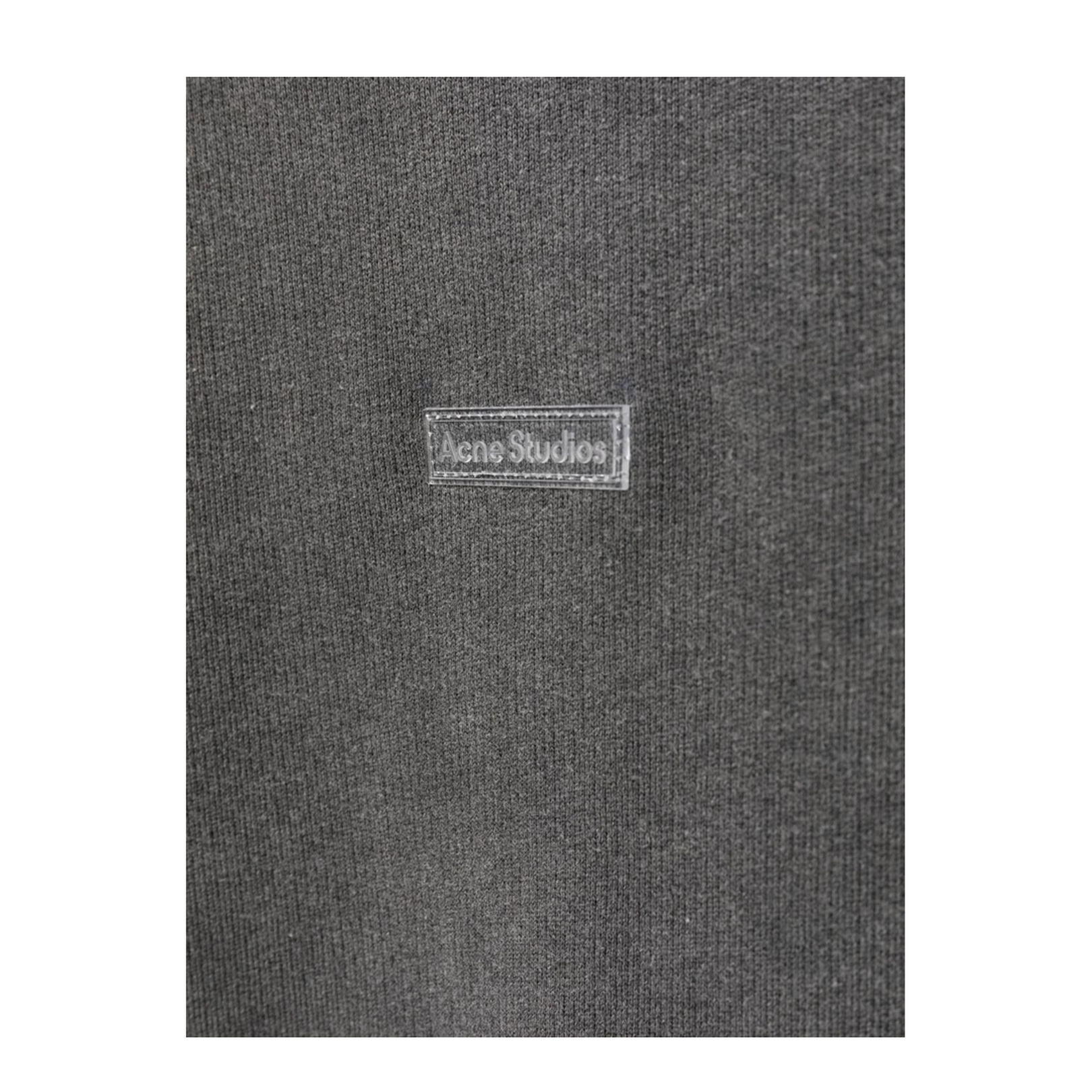 Hooded Sweater Logo Patch - Faded Black