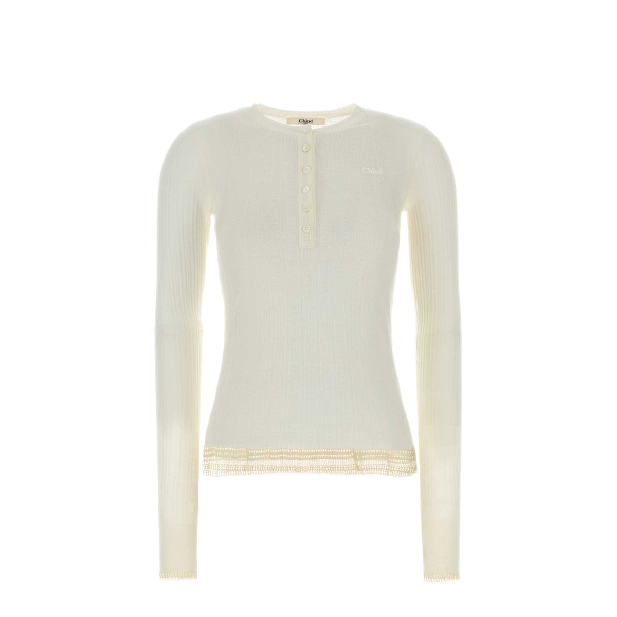 MAYFEYR - Chloè - Ivory Wool Sweater - CH27SMP83885107