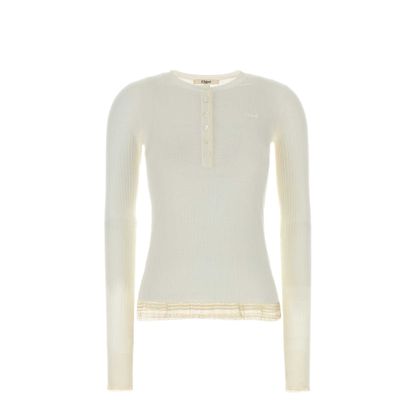 MAYFEYR - Chloè - Ivory Wool Sweater - CH27SMP83885107
