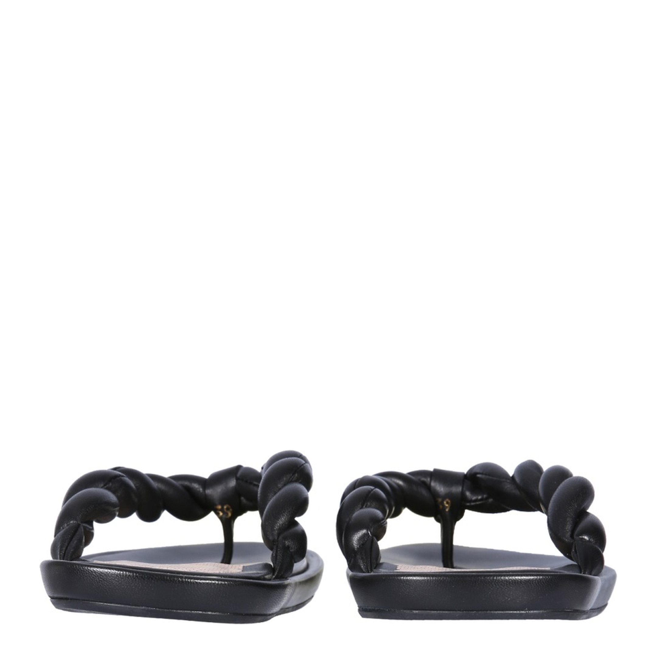 MAYFEYR - RED (V) - Leather Slide Sandals - XQ0S0H18LFL0NO