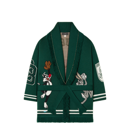 MAYFEYR - Alanui - Bugs Bunny And Sylvester Card Evergreen Mul - LWHB064E26KNI0235704