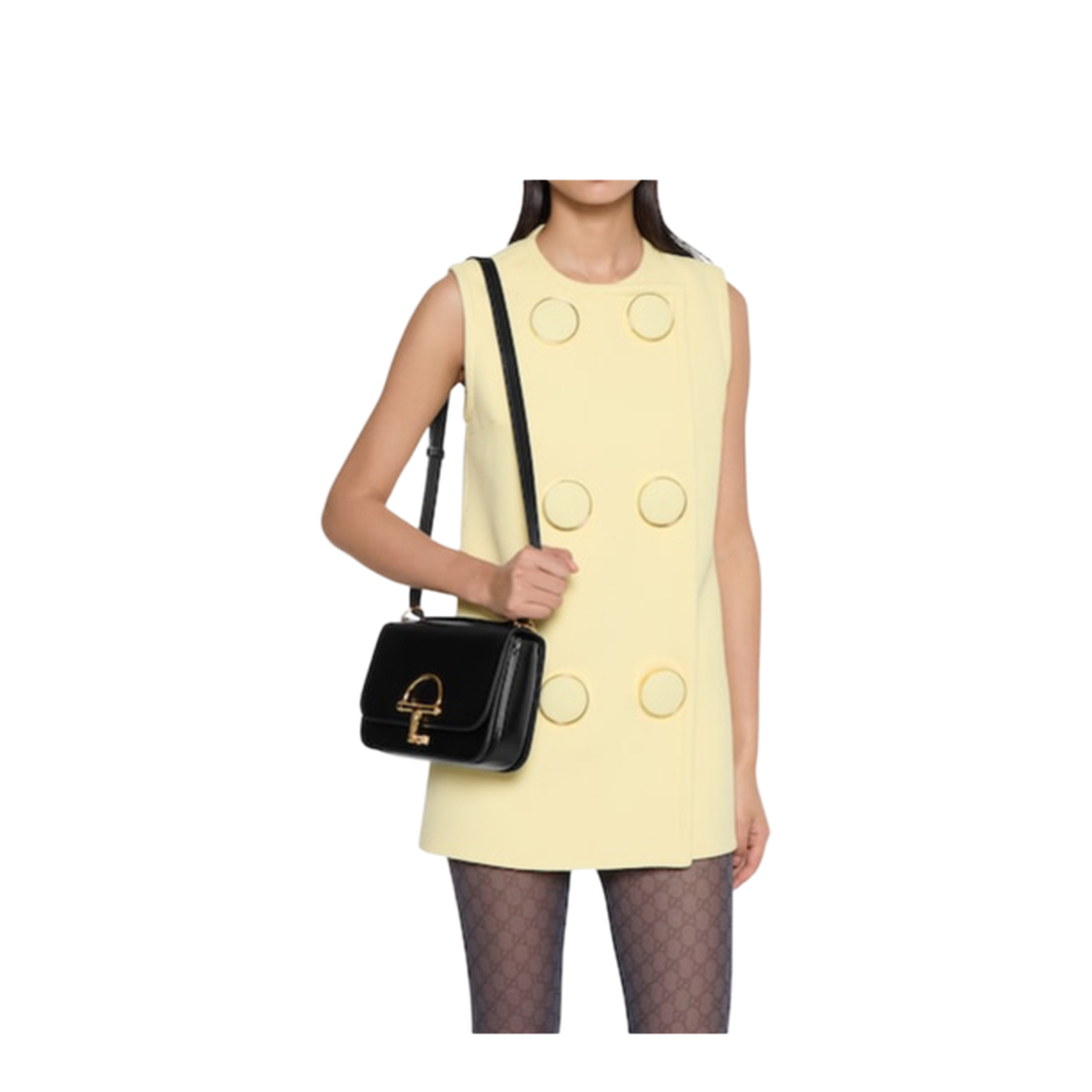 Siena Small Shoulder Bag in Black Leather