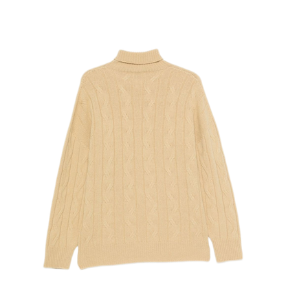 MAYFEYR - Alysi - Yellow Wool Cashmere Crewneck Sweater - 266480A6223ZEN