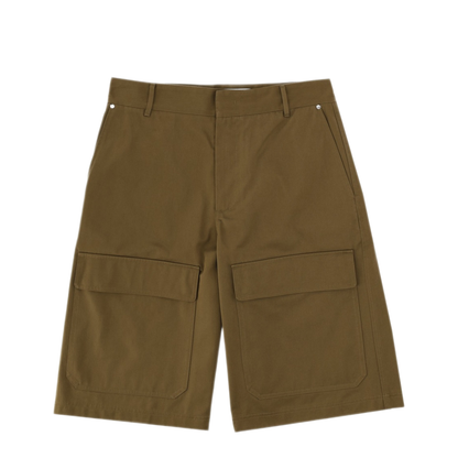 MAYFEYR - MSGM - Cotton Shorts With Logo Patch - 4040MB0326710437
