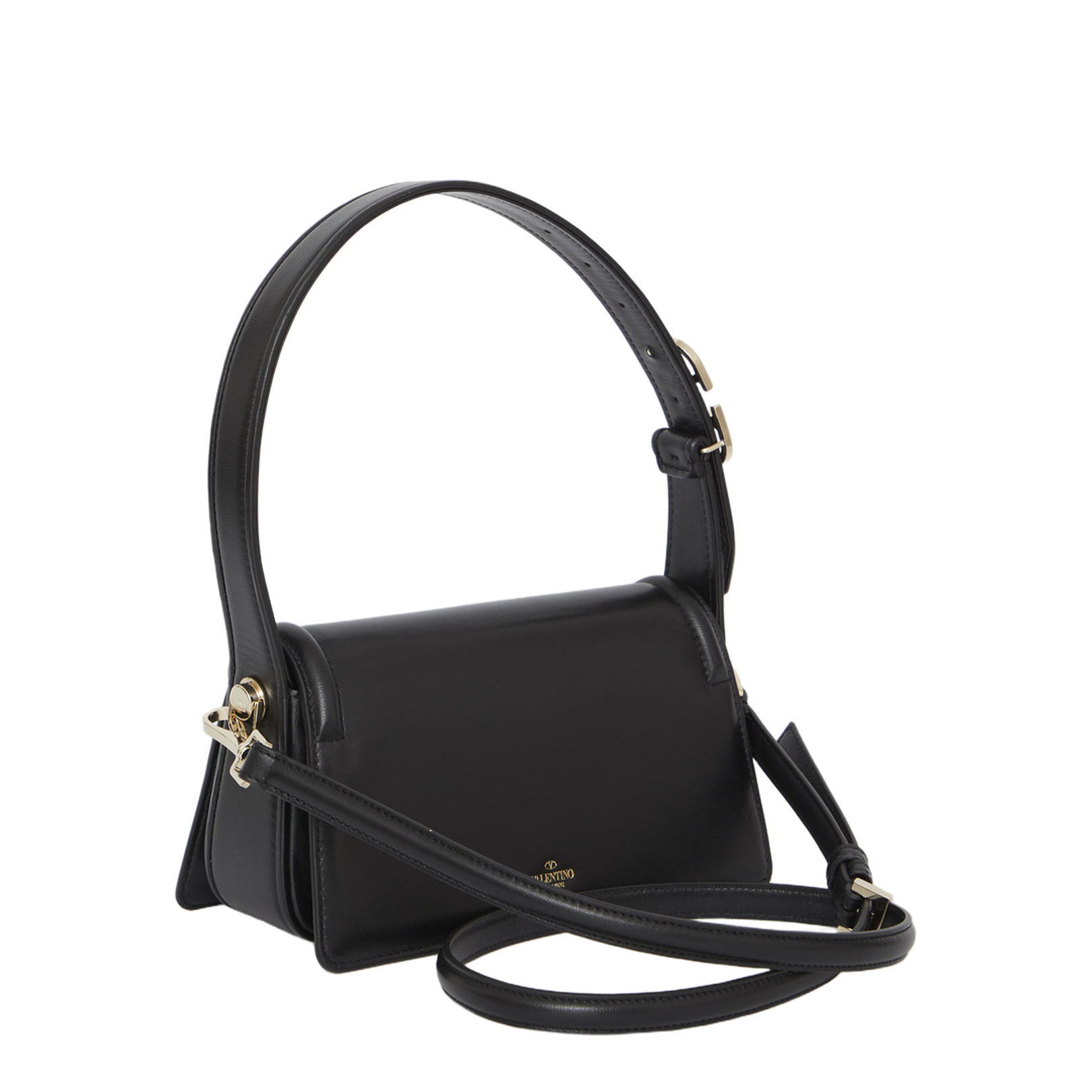 Black Leather Shoulder Bag