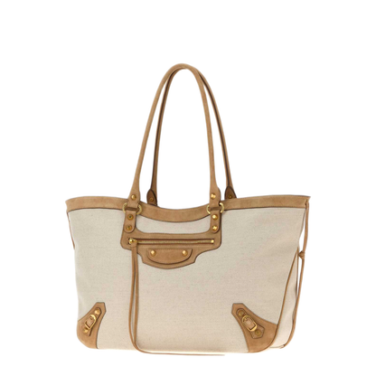 MAYFEYR - Balenciaga - Sand Canvas Le City Shopping Bag - 8664682ACO59226