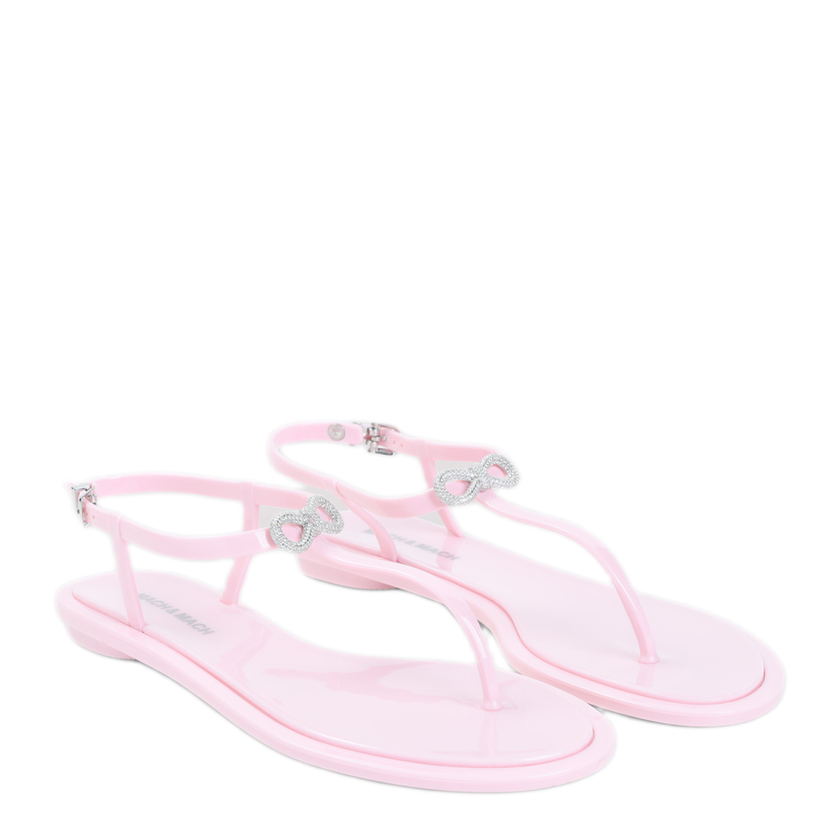 MAYFEYR - MACH & MACH - Double Bow Sandals - SS26S114205GUMPNKPINK